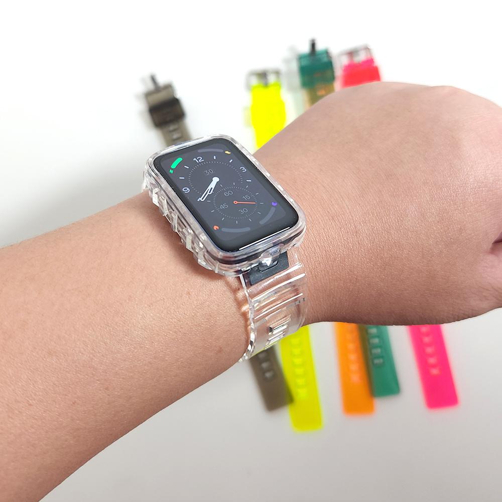 Transparent Strap Case For Xiaomi Band 7 Pro Replacement Wristband For Mi Band 7 Pro Clear Silicone Straps Bracelet Accessories