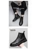2025 Men's Winter Martin Boots: Versatile British Leather High-Top & Ankle Work Boots for Autumn