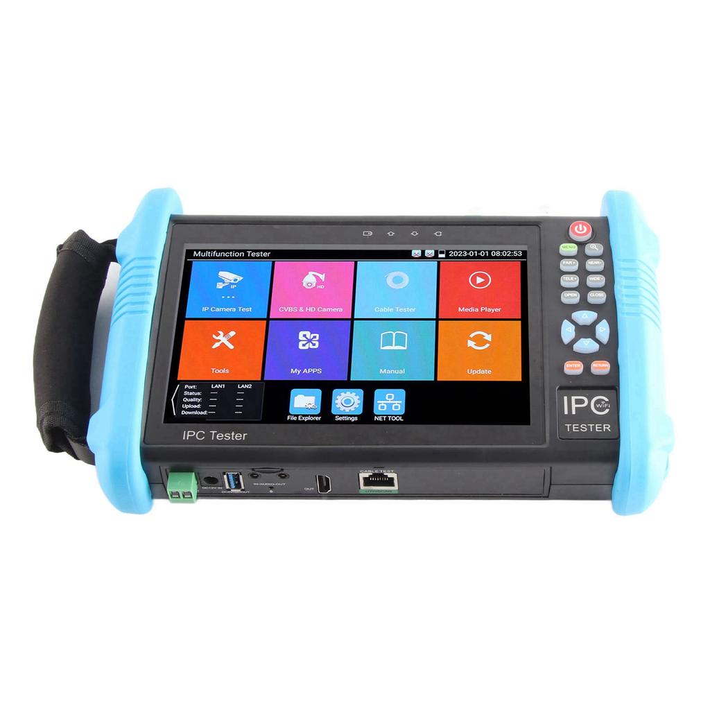 7in CCTV Tester IPC 9800PLUS 4K H.265 Camera Tester for CCTV Systems