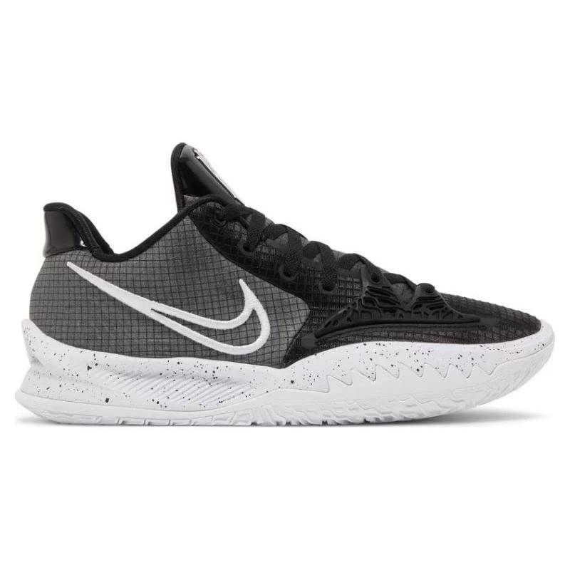Nike Kyrie Low 4 Cushioning Abrasion Resistant Cushioning, Wear Resistant Low Top Basketball Shoes Men's Black White DM5041-001