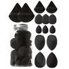 14Pcs/Set Makeup Sponge Kit Latex-Free Foundation Blending Liquid Powder Cream Application Cotton Powder Puff Mini Beauty Sponge Makeup Tools