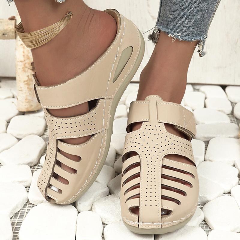 модные женские сандалии летние нескользящие туфли для женщин слипоны женские сандалии — фото 6