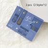 2pcs/pack Magnetic bookmark beautiful scenery clouds simple literary pattern bookmark Reading tool School office supplies