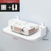 Wall-Mounted Wireless Router Shelf & Cable Organizer for Living Room