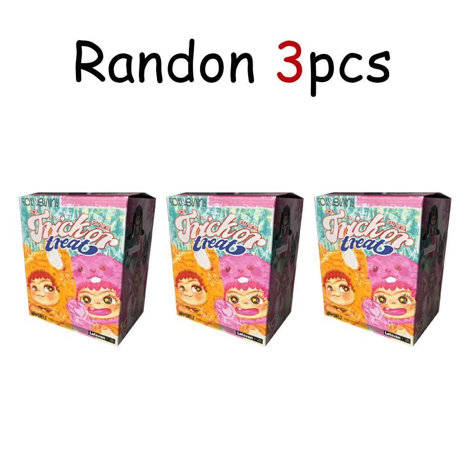 Cute Wakuku Birthday Christma Gift Ornament Mystery Box Wakuku Fox & Bunny Mischief Diary Series Blind Box Plush Pendant