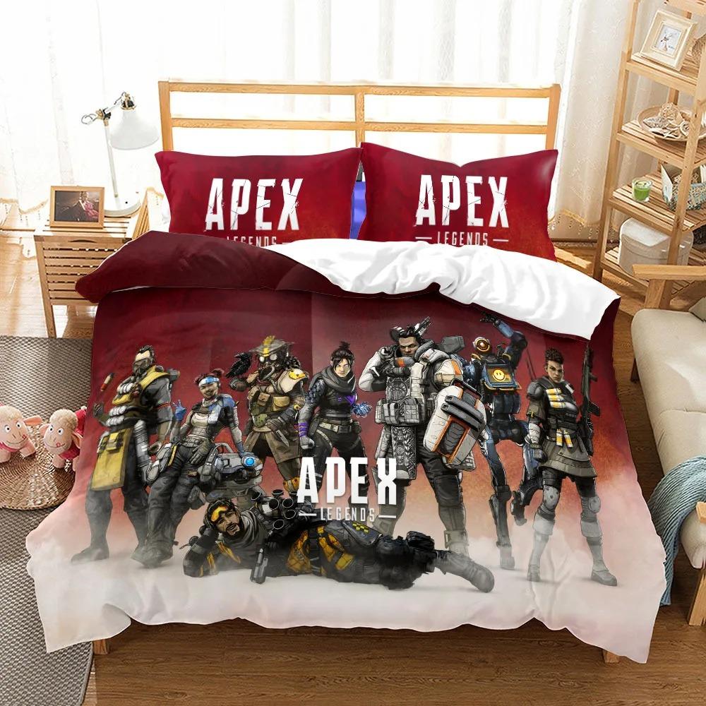 Comforter Game Characters Apex Gamer Apex Bedding Sets For Teenagers & Adults 3D Printed
