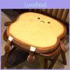 Playful Themed Toast Seat Pad Pillow With Removable Cover For Office Room Living