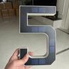 6.7IN LED House Number Plaque No Wiring Solar Digital Doorplate LED Address Numbers Signs  Yard
