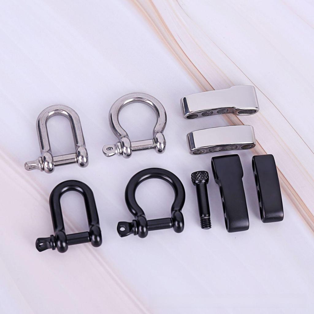 304 Stainless Steel U-Shaped Horseshoe Buckle for DIY Accessories and Umbrella Rope Bracelet