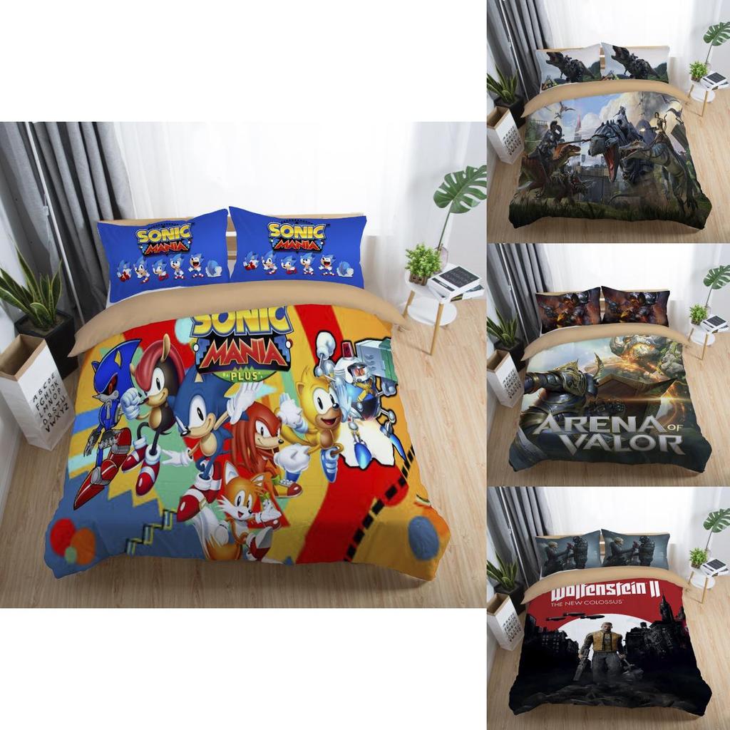 Premium 3d The Legend Of Zelda Duvet Cover Comforter Set For Kids Featuring Classic Design