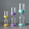 5/10/15/30 Minutes Sandglass Sand Timer Color Glass Hourglass Sand Clock Children Kids Gift Fashion Home Decoration