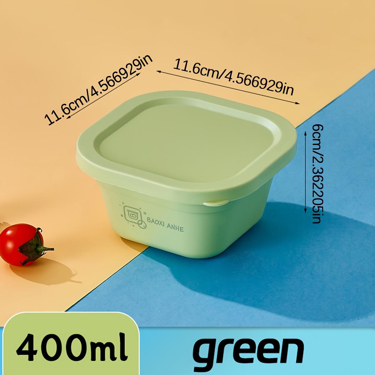 

PP multifunctional storage box with lid, sealed & dustproof, for cosmetics & stationery, space-saving 400ML зелений