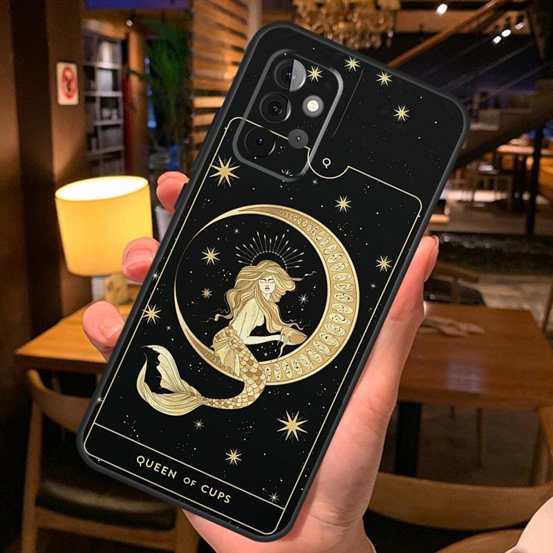 Astrology Tarot Cards Phone Case For Samsung A51 A71 A50 A70 A13 A23 A33 A53 A12 A22 A32 A42 A52 A54 A34 A14 Cover