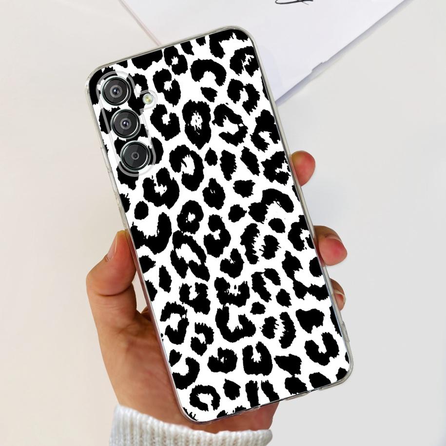 For Samsung Galaxy M15 5G Case SM-M156B Luxury Marble Clear Silicone Soft TPU Phone Cover For Samsung Galaxy F15 5G