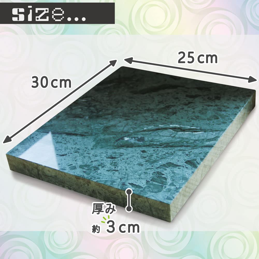 Marble Emerald Green 30 X 25 X There Is a Sound That Can Only Be Felt with This Very Rare Stone and This Thickness A Sound Natural Stone Speaker Stand