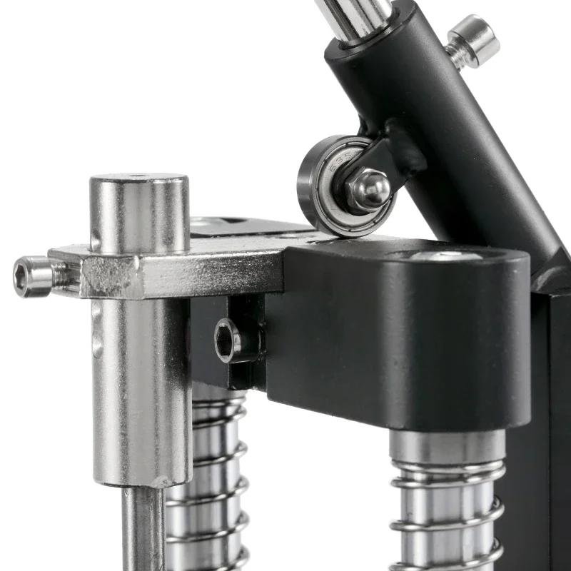 Mașină ușoară de tăiere manuală de filet din oțel. Mașină industrială de tăiat cu poanson pentru birou