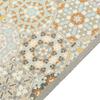 Tapis - vidaXL - Lavable - 180 x 60 cm - Motif hexagonal pastel - Antidérapant