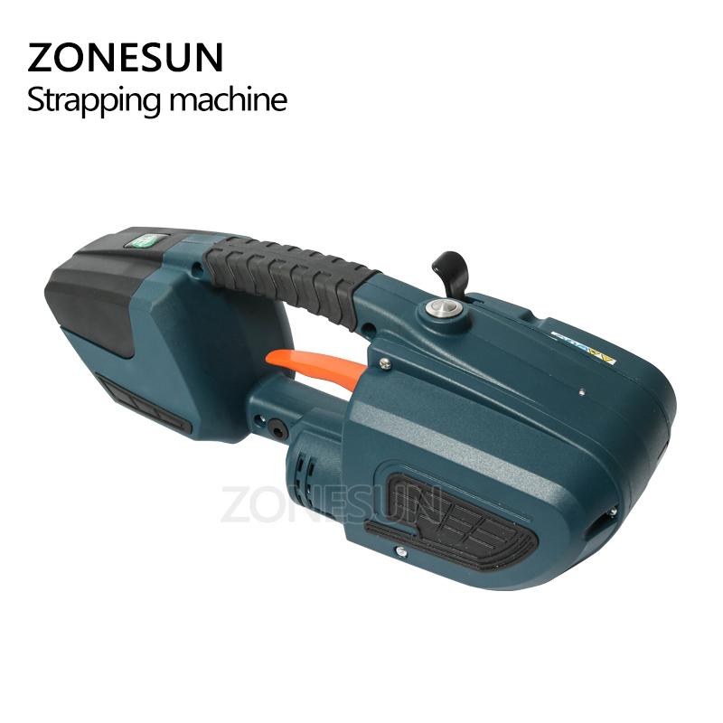ZONESUN ZS-JDC16 13mm-16mm PET PP Plastic Strapping Machine Tools Battery Powered Strap Machine With 2 batteries
