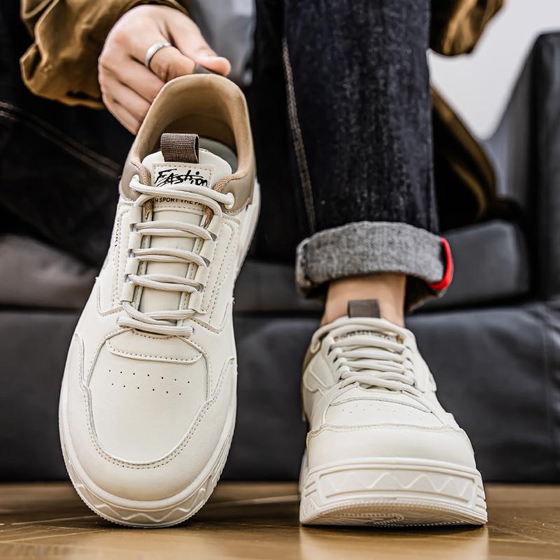 Casual Skateboard Shoes For Men Summer Outdoor Breathable Lace-Up Platform Sneakers Fashion Designer Men Shoes Zapatillas Hombre