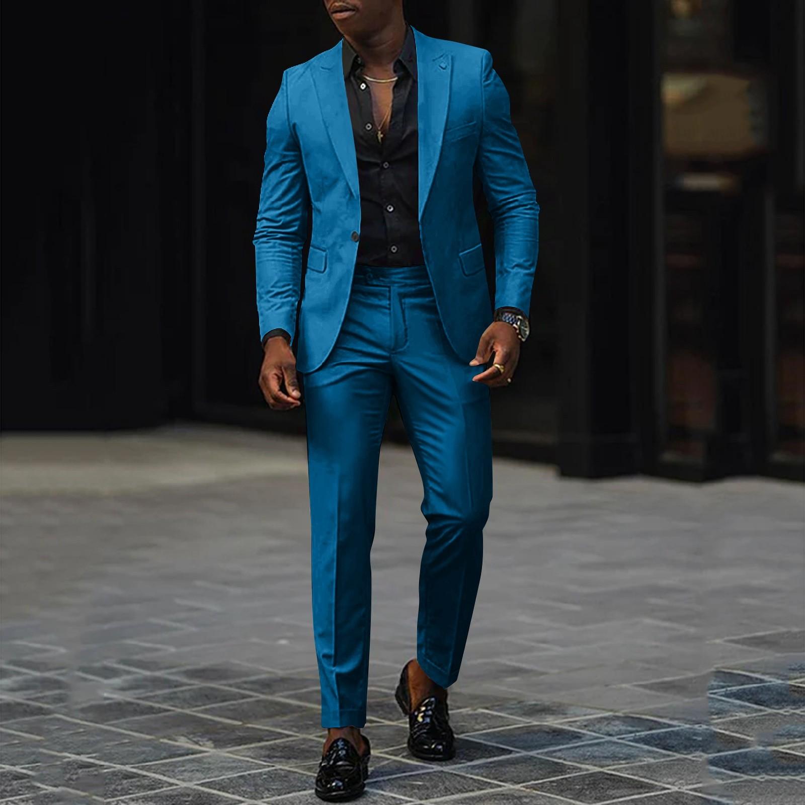 

Зимові однотонні піджаки унісекс. Повсякденні модні піджаки унісекс XXXL синій