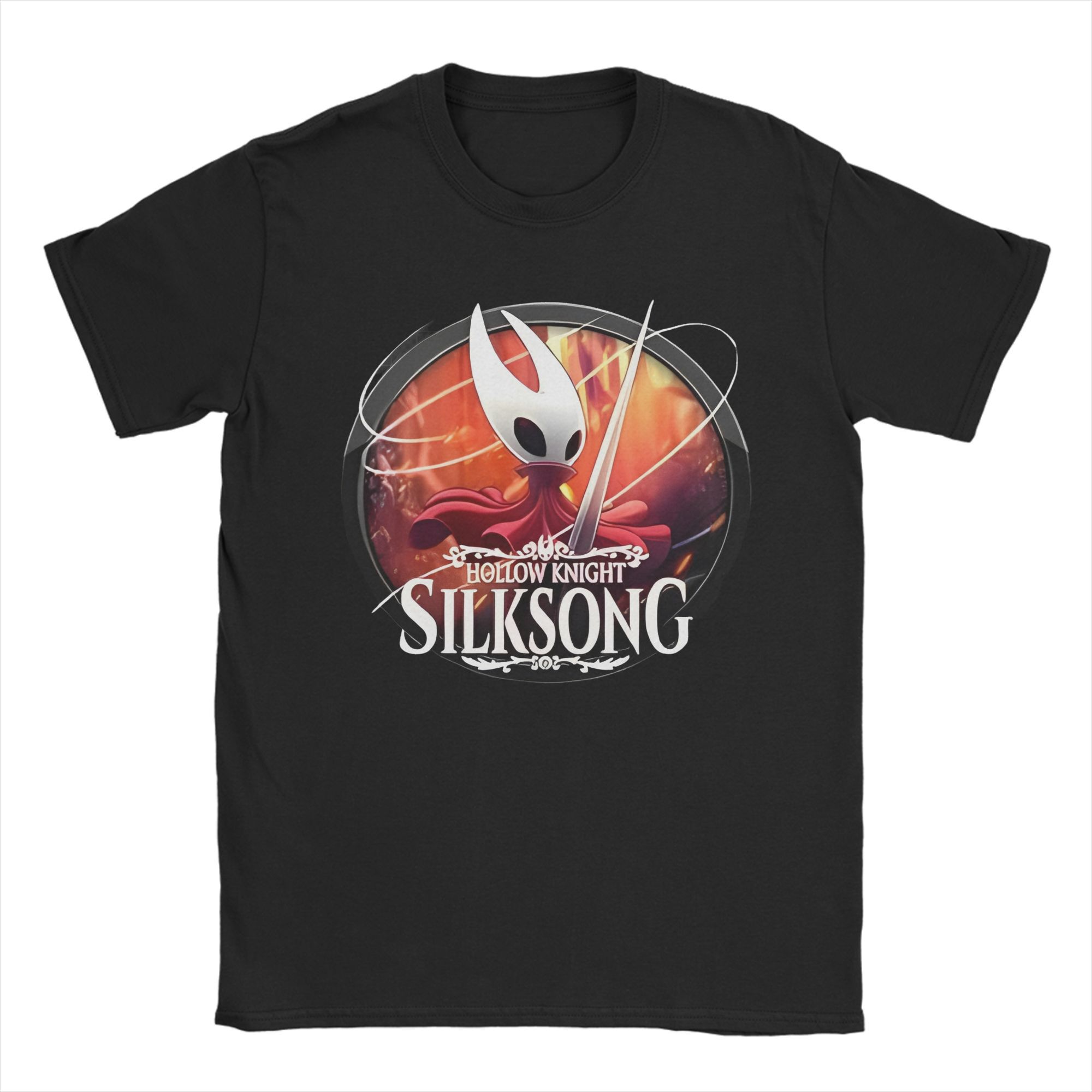 

Hollow Knight Silksong T Shirt Indie Games Adventure 100% Cotton Clothing Crazy Short Sleeve Round Neck Tees Big Size T-Shirt M