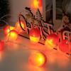 3m 20LED Christmas Decorative Lights Flashing Lights Simulation Pine Cone Light String Secure Portable Decorative Lantern String
