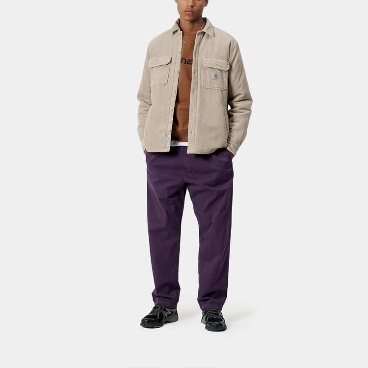 Carhartt WIP Single Breasted Corduroy Shirt Jacket Men jackets Light-Brown I028827-G1-00