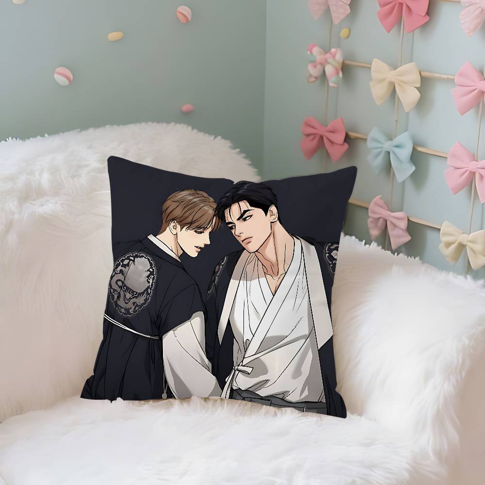 Manhwa Jjix Case Plush Fabric Soft Pillowcase Double Sided Print Cushion Cover Household Gifts