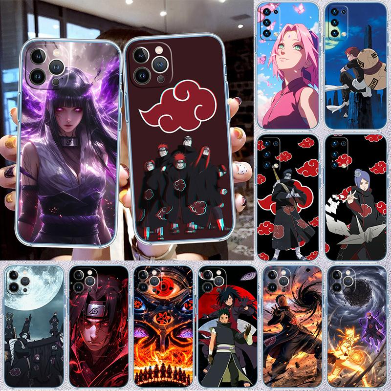 Anime Naruto Transparente Handyhülle für Samsung Galaxy A04 A04S A14 A23 A34 A54 M23 M33 M52 M53
