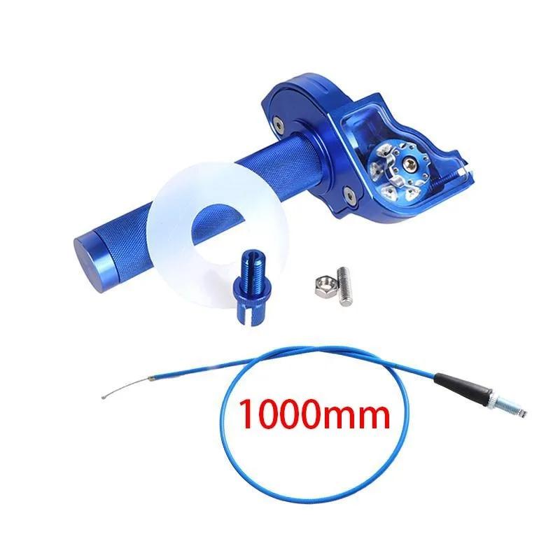 22mm 7/8" Accelerator Throttle Twist Grips with Throttle Cable CNC Aluminum For 50cc-250cc Dirt Bike CRF KLX SSR TTR Quad