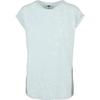 T-shirt Femme - Urban Classics - Bleu Clair - Manches Courtes - Coupe Loose - Col Arrondi