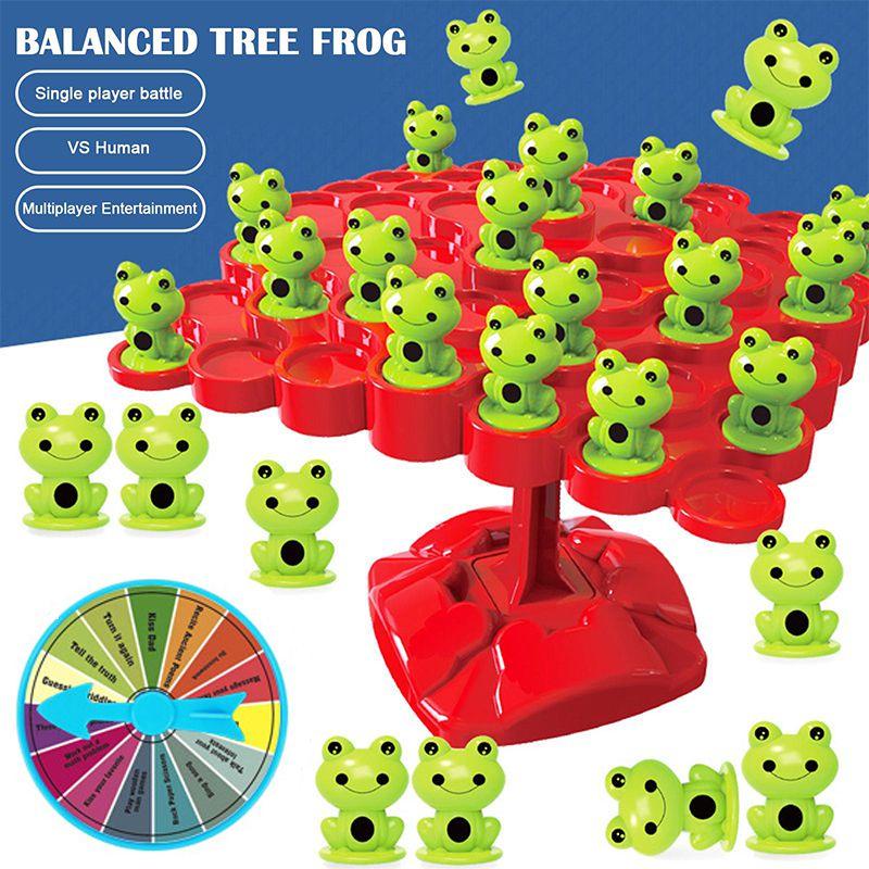 Frog Balance Tree Multiplayer Game Toy For Brain Development And Parent-child Interaction