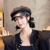 New Beret Children's Autumn and Winter High-end Face Ducktongue Octagonal Hat Retro Painter Newsboy Hat