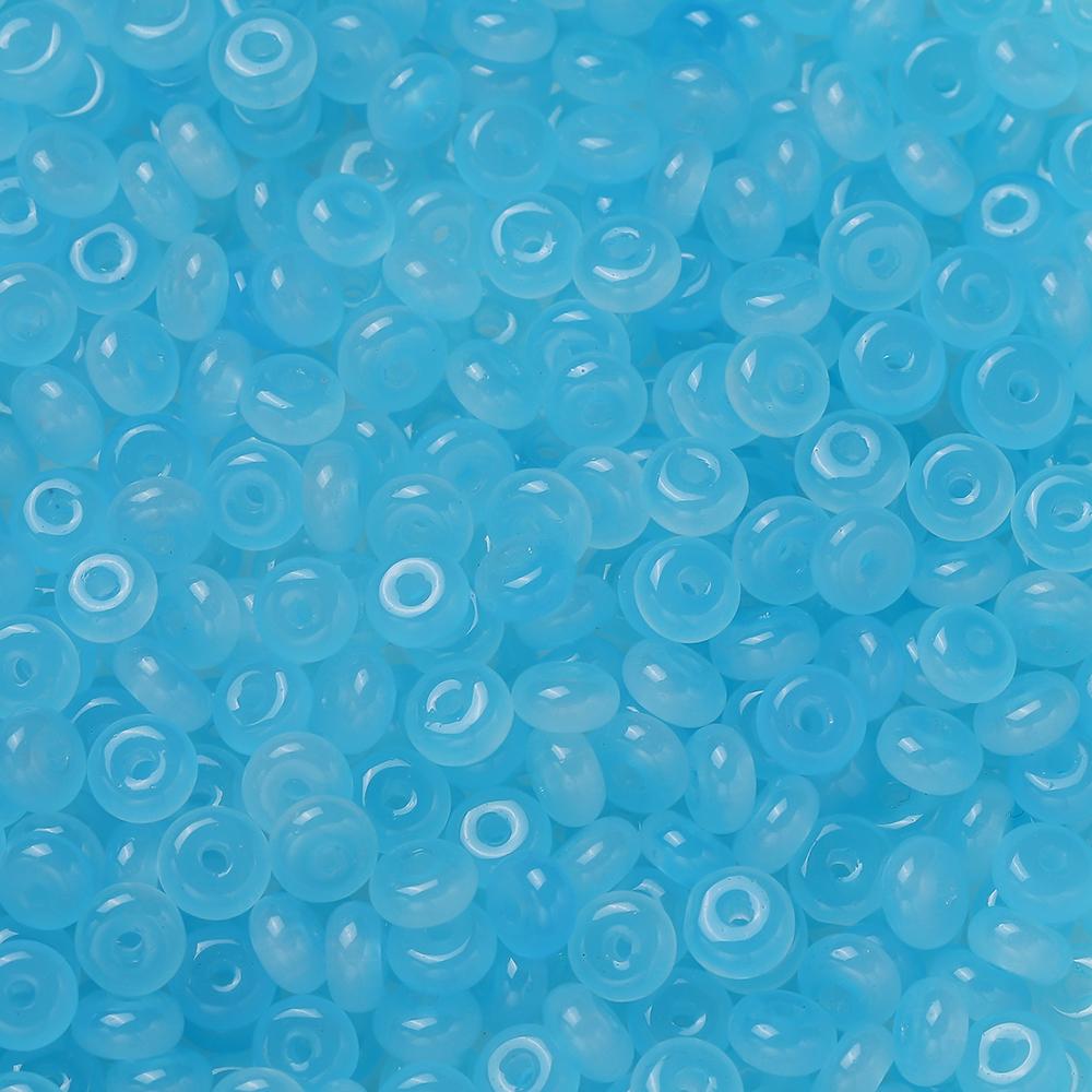 50pcs/Lots Colored Glass Seed Bead Abacus Shape Spacer Loose Beads for DIY Jewelry Making Bracelet Necklace Charms Accessories