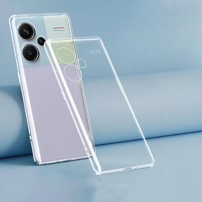 Texture Transparent Soft Case For Xiaomi Redmi Note 13 Pro Plus 12 Pro 12S 13C 4G 5G Ultra-Thin Clear Silicone Phone Back Cover