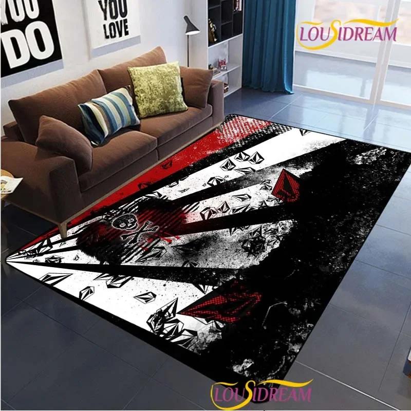 Moderner Markenteppich für Wohnzimmer, Schlafzimmer, Tischdekoration, Küchentür, rutschfeste Fußmatten, Alfombra Geburtstagsgeschenk