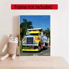 Kenworth 5D Round Diamond Painting Kit Diamond Embroidery Painting Rhinestones Mosaic Frameless Handwork Decoration Arts
