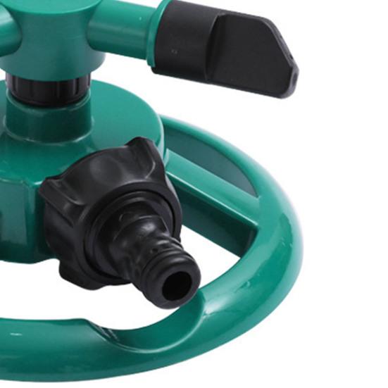 3-Arm Lawn Sprinkler Adjustable 360-Degree Rotating Garden Sprinkler Large Area Coverage Sprinkler for Yard Watering Kids Pets Playing