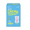 Choose one of six White Oh My Organic Tampons (Regular/Super)