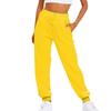 Joggers Unisex a Vita Alta Multicolore in Pile con Polsini Larghi per Tempo Libero & Sport