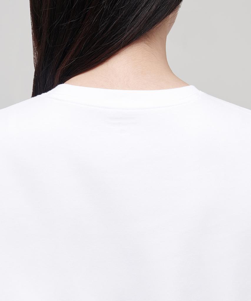 MUSINSA STANDARD WOMAN Women'S Crew Neck Crop T-Shirt [White]