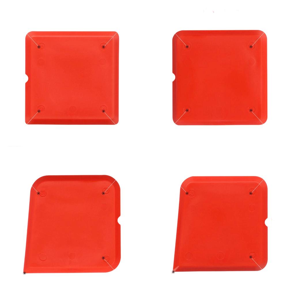 4 Pcs Cleaning Scraper Glue Removal Scraping Tool Sealant Grout Caulking Glass Bathroom Kitchen Window Wall Floor Tile Cleaning
