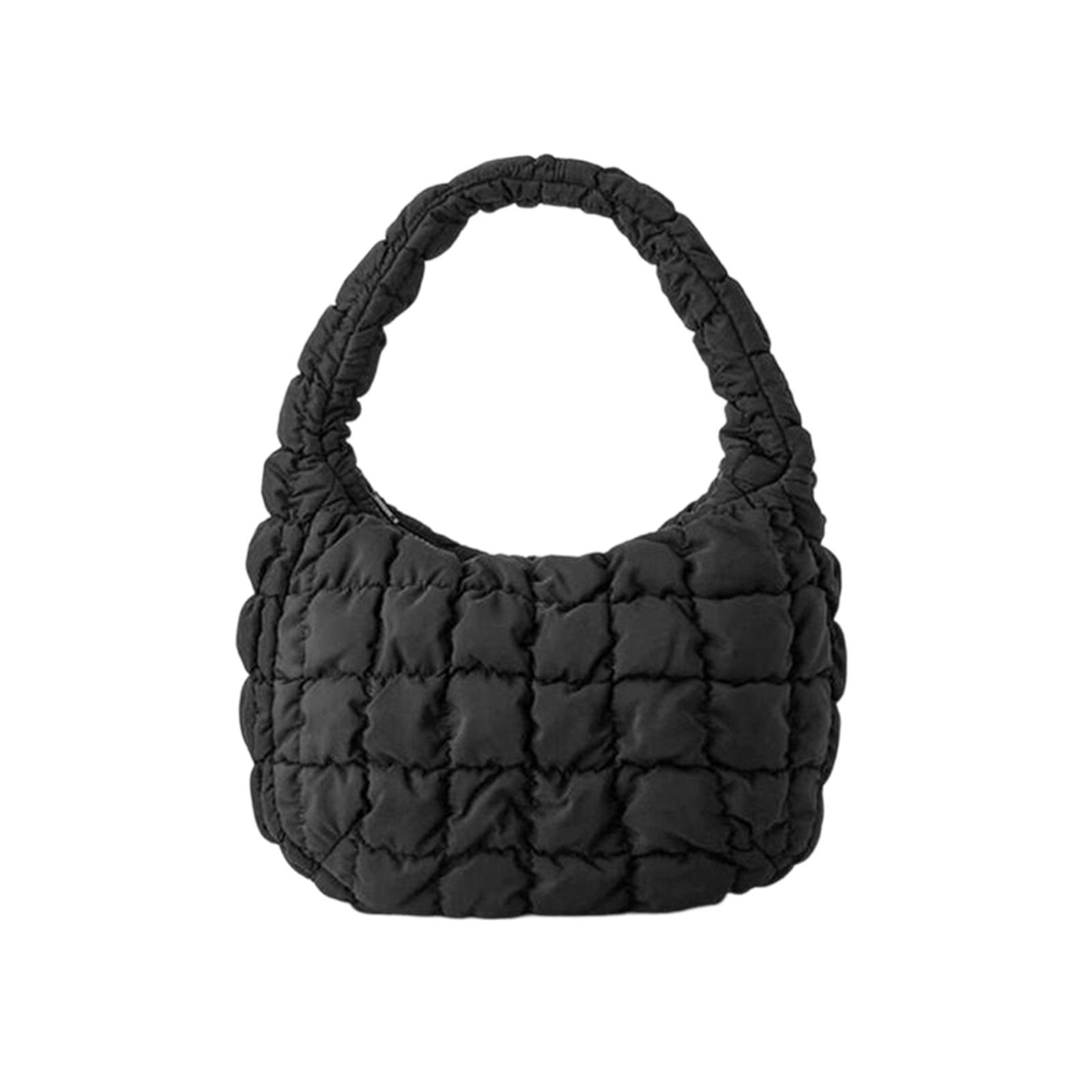 Fashionable Korean Cloud Handbag For Women And Nylon Small Bag чёрный