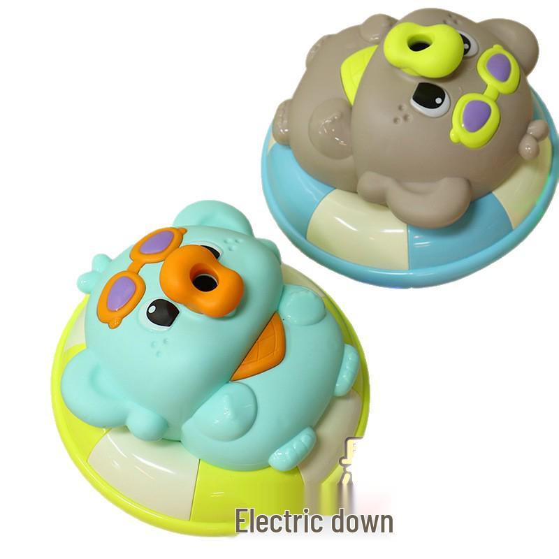 Electric Frog & Elephant Music Toy Set: Hovering Ball and Light-Up Features