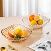 Flavinmci European Crystal Glass Triangular Fruit Plate