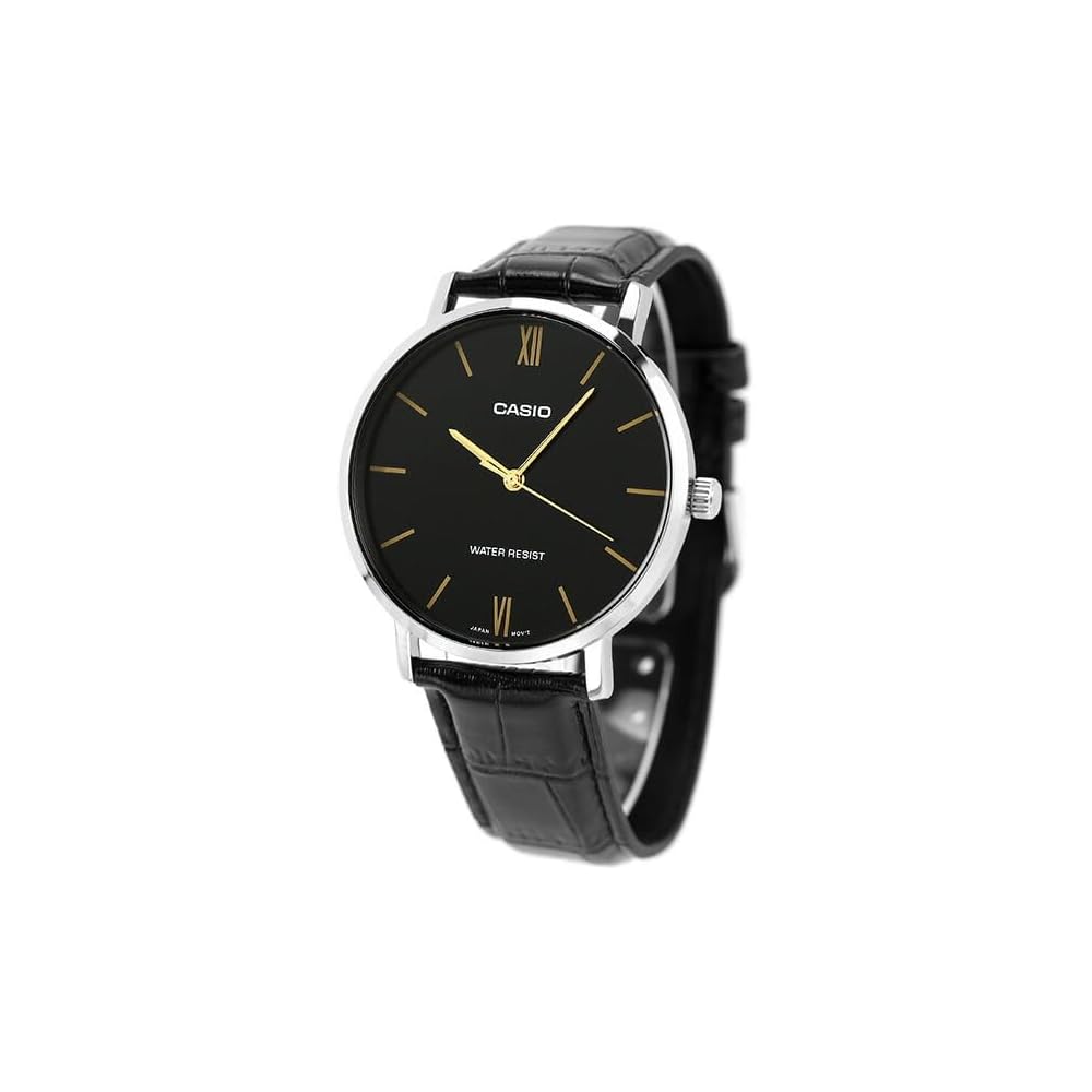 Casio Cheap Casio Standard Quartz Men s Watch MTP-VT01L-1B Black Leather Strap