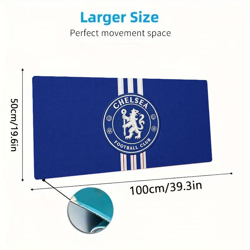 Chelsea F Large Size Mouse Pad Large Gaming Table Cushion Non-slip Laptop Tablet Big Mousepad XXL Mat Mini PC Playmat With Lock edge