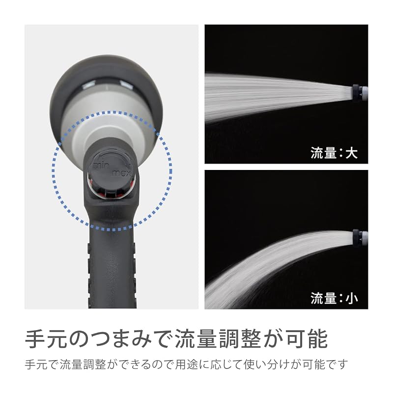 Takagi Tough Gear Metal FA Watering Nozzle for Standard Hose, Metal Nozzle, with Flow Control, QG556