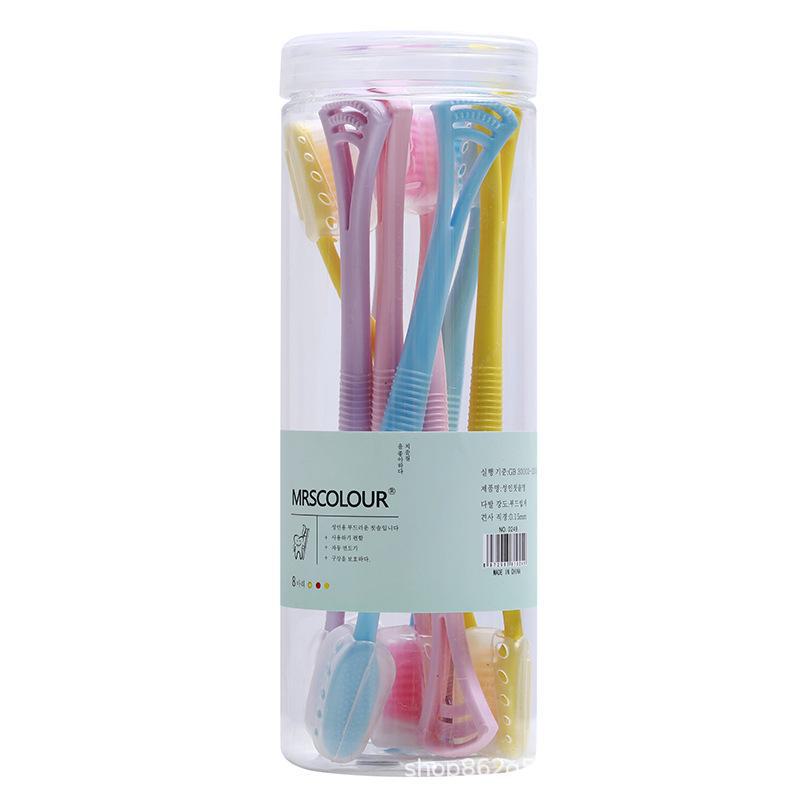 

Корпус из восьми мягких силиконовых зубных щеток для взрослых с двойным скребком для языка Plastic