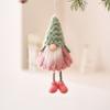 Xmas Ornament Plush Doll Pendant Snowman Christmas Tree Pendant  Home Decoration